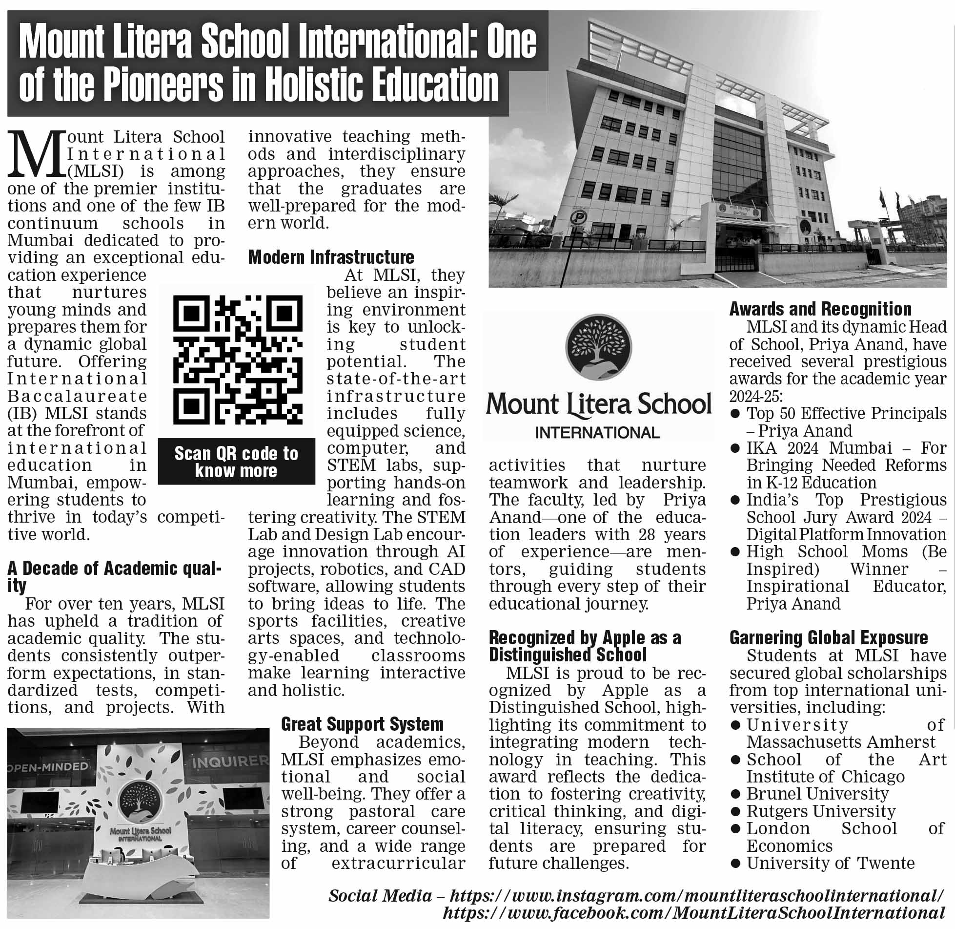 Mount Litera Advert